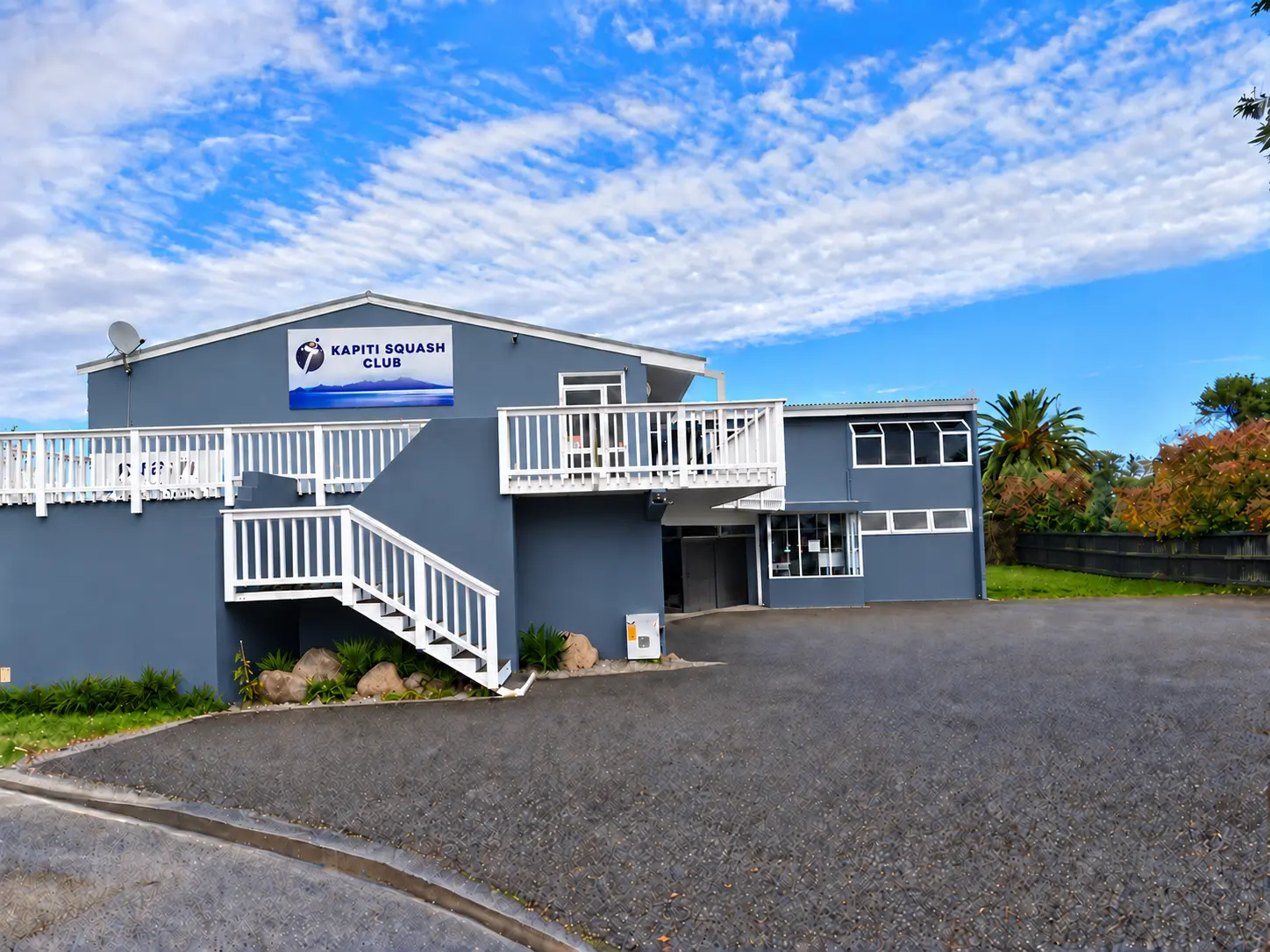 Exterior of Kāpiti Squash Club